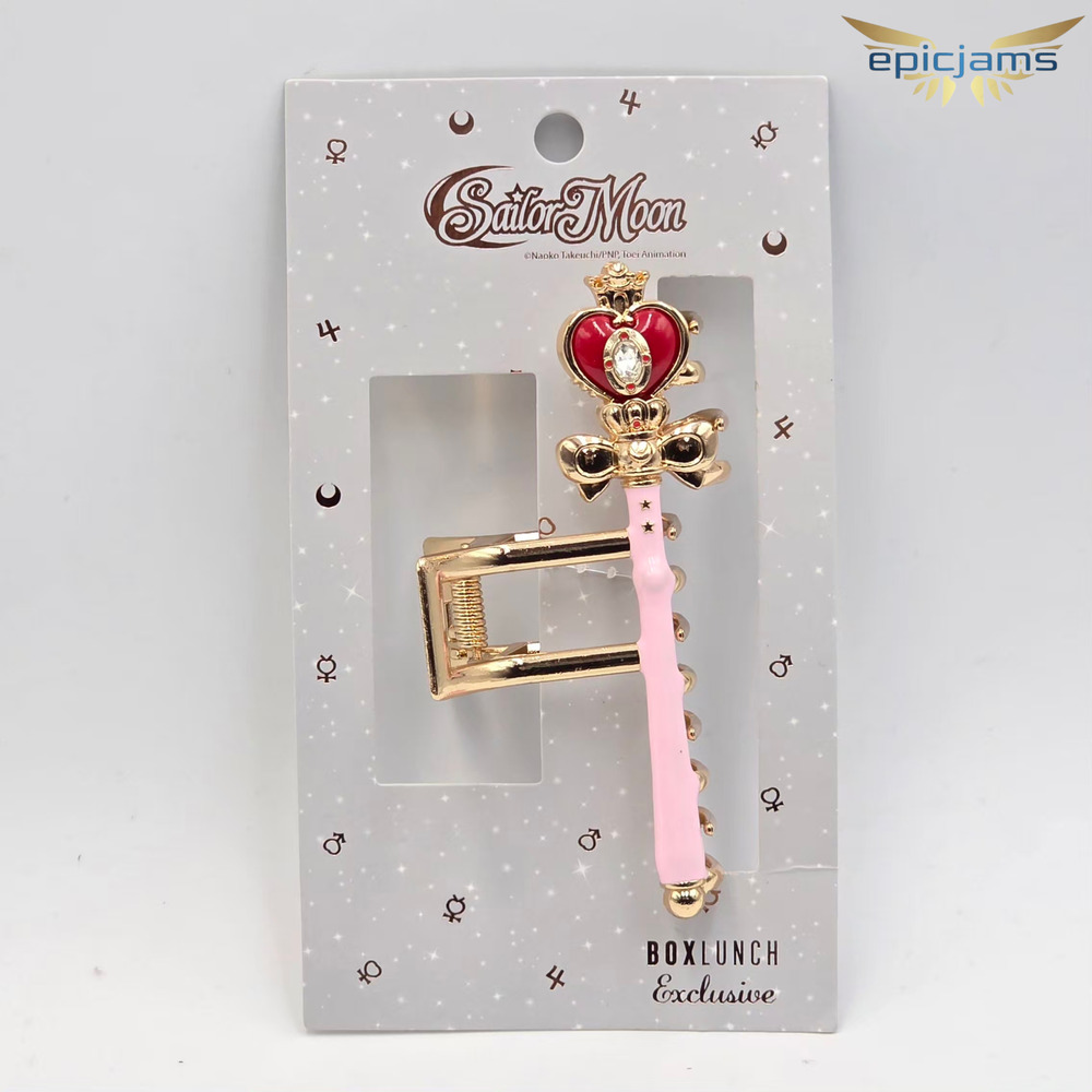 Sailor Moon Exclusive Spiral Heart Moon Scepter Claw Clip Hair Accessory New